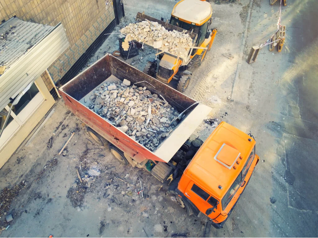 Location de benne et évacuation de déchets de chantier